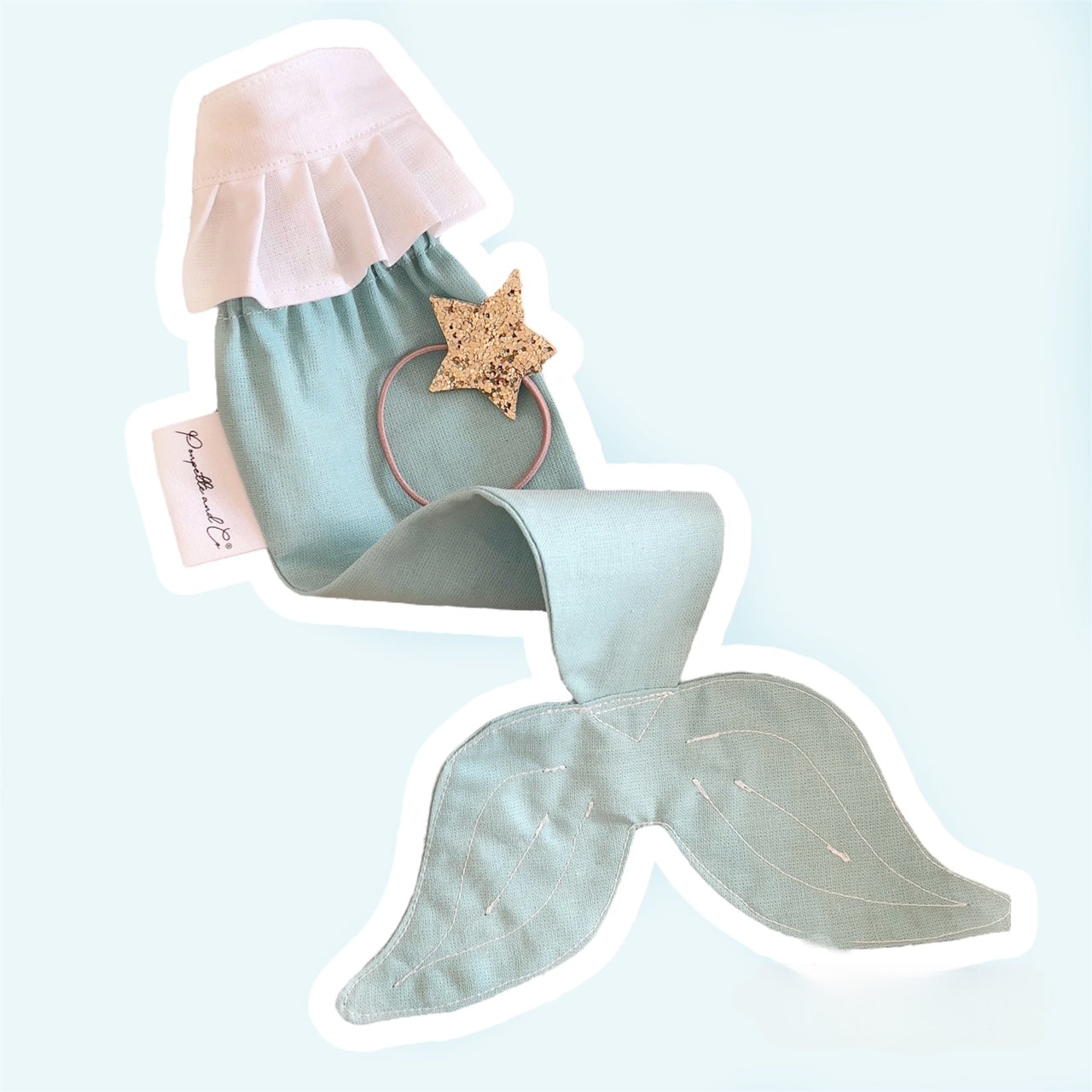 Tenue Sirène (rose ou vert)